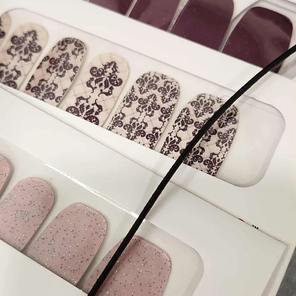 Color Street Purple Press On Nail Design - Picture 3 of 5